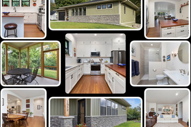 Example of a classic exterior home design in Other