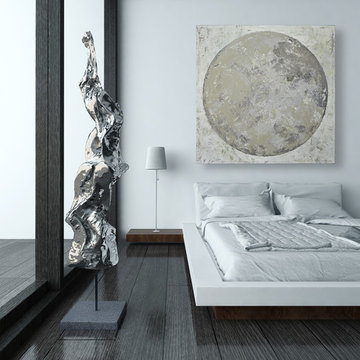 Neutral Toned Abstract Painting
