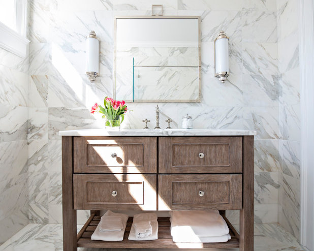 Traditional Bathroom by Keri Fields Interiors, LLC