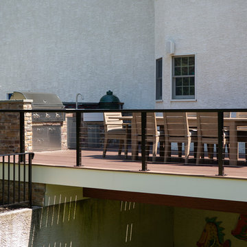 Rear Yard Deck and Patio Makeover