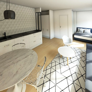 Studio transformé en chic F2