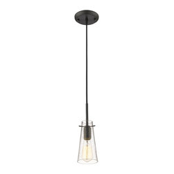 Z-Lite - Z-Lite Monte Bronze Mini Pendant Light With 1 Light 60W - Pendant Lighting