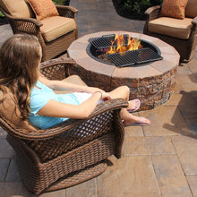 Nicolock S Serafina Firepit Kit Contemporary Patio New York