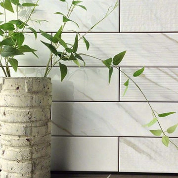 Classique White Calacatta Subway Tile