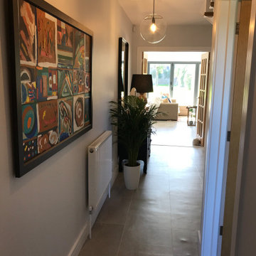 African inspired living/dining space