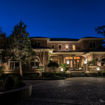 Low voltage LED lighting - waterfront home