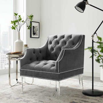 Clear Acrylic Accent Chairs