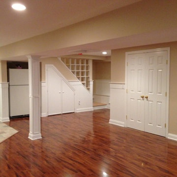 Transitional Basement in Ridgefield, CT