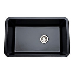 Rohl Allia Collection 31-1/8" Single Bowl Undermount Fireclay Sink - Kitchen Sinks