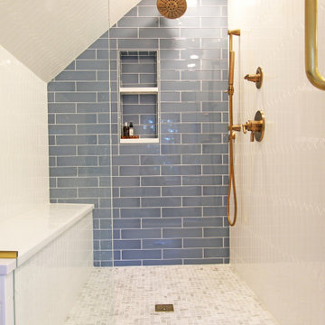 Dark Dysfunctional Closet Turned Spa-Like Oasis