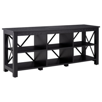 Sawyer Rectangular TV Stand for TV's up to 65 in Black