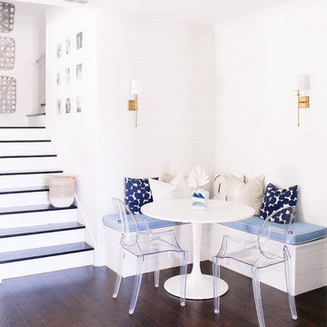 Air blue breakfast nook cushions