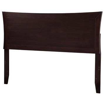 AFI Metro Queen Wood Headboard with USB Charging Station in Espresso