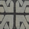 Oriental Rug Reversible Geometric Kilim Hand Woven, 3'6"x5'3"