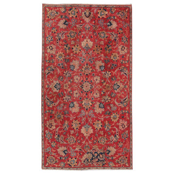 Vintage Hamadan Collection Hand-Knotted Lamb's Wool Area Rug- 4' 3"x 8'10"