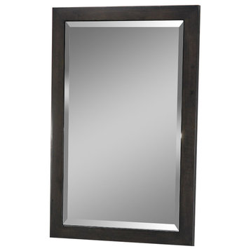22"x34" Bevel Edge Framed Mirror