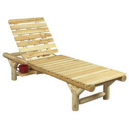 Rustic Outdoor Chaise Lounges by Organize-It