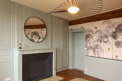 Idées déco pour une chambre contemporaine.