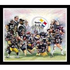 13 X 17 Jerome Bettis Pittsburgh Steelers Limited Giclee