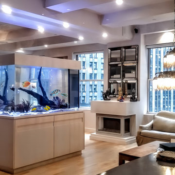 Freestanding Custom Freshwater Aquarium – Financial District NYC