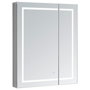 Wyndham Tri View Medicine Cabinet Mirror 30 White Traditional Medicine Cabinets By Buildcom