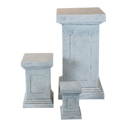 AuthenTEAK Lightweight Fiberglass Planters - Outdoor Pots And Planters