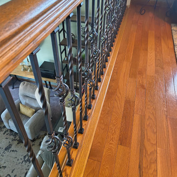 Stair rail replacement!