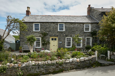 Traditional two floor front detached house in Cornwall.