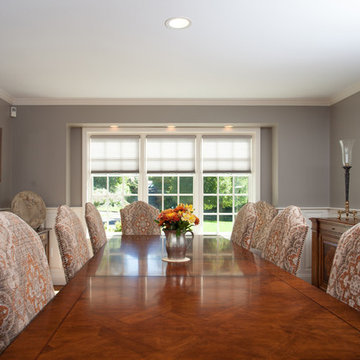 Elegant, serene formal dining room