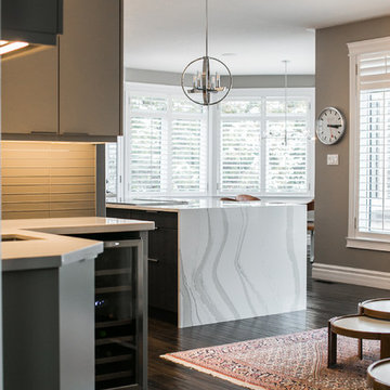 Walnut Kitchen Refacing