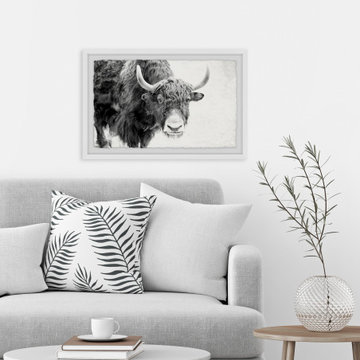 "Buffalo Forward" Framed Painting Print