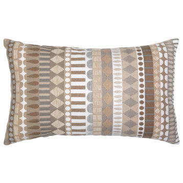 Deco Linen Lumbar Indoor/Outdoor Performance Pillow, 12"x20"