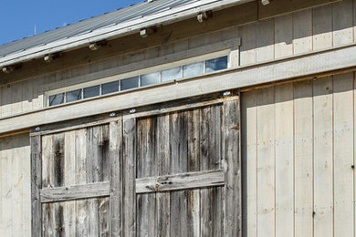 Inspiration for a rustic home design remodel in Boston