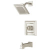 Town Square S Tub and Shower Trim Kit With Cartridge, 1.8 GPM, Brushed Nickel