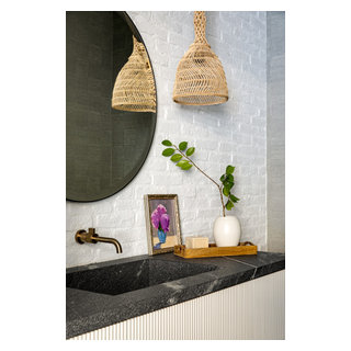 Making A Move - Beach Style - Powder Room - Orange County - by Morrison ...