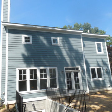 James Hardie Straight Shake Boothbay Blue