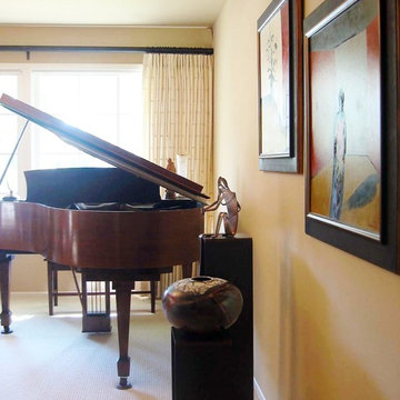 FORMER DINING ROOM BECOMES MUSIC ROOM