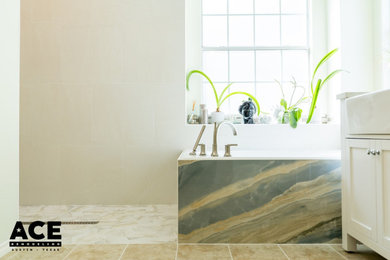 Bathroom - modern bathroom idea in Austin