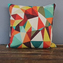 orange kite pillow - Decorative Pillows