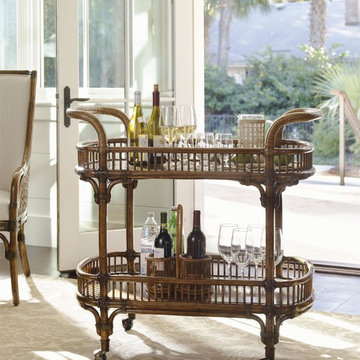 Tommy Bahama Home Bali Hai Veranda Bar Cart