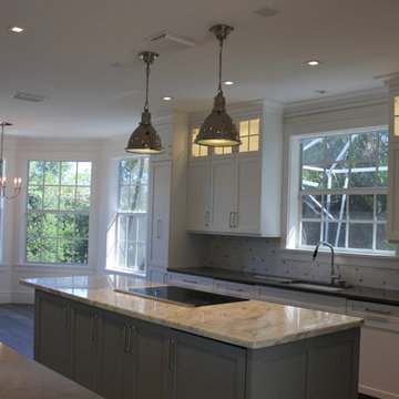 Custom Kitchen Cabinetry and Built-In China Cabinet