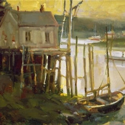 Port Clyde Maine by Ted Goerschner - Artwork