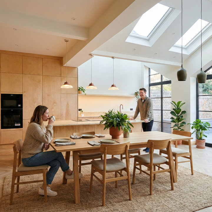 75 Beautiful Kitchen/Dining Room Ideas and Designs - July 2026 | Houzz UK