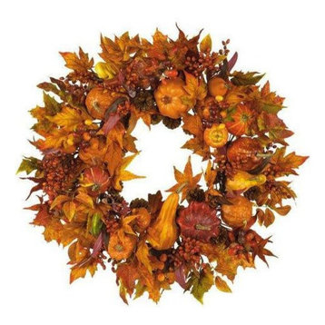 28" Harvest Wreath, Fall