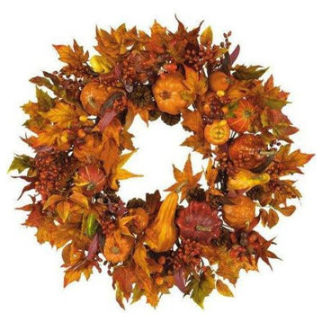 28" Harvest Wreath, Fall