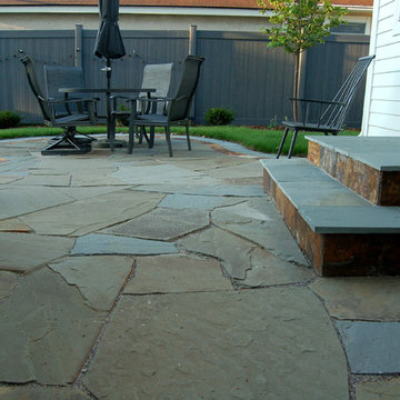 Natural stone patios & walls