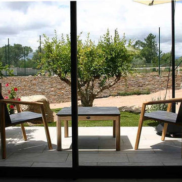 Terre et Mer, Zonza, Corse: programme architectural d'une maison et 9 logements