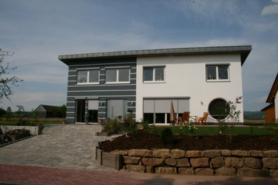 Moderner Garten in Leipzig