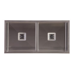 Double Bowl Sink - Linen - Kitchen Sinks