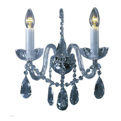 Inviting Home - Bohemian Crystal Sconce - Wall Lighting